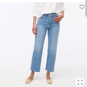 J. Crew Petite Slim Wide Leg Jean in French Blue Wash - Size 26P